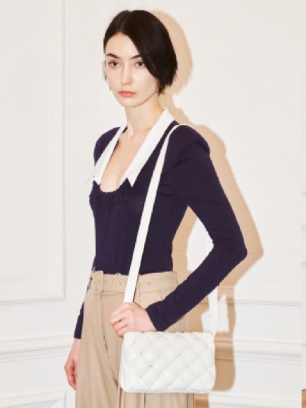 JW PEI MAZE BAG white